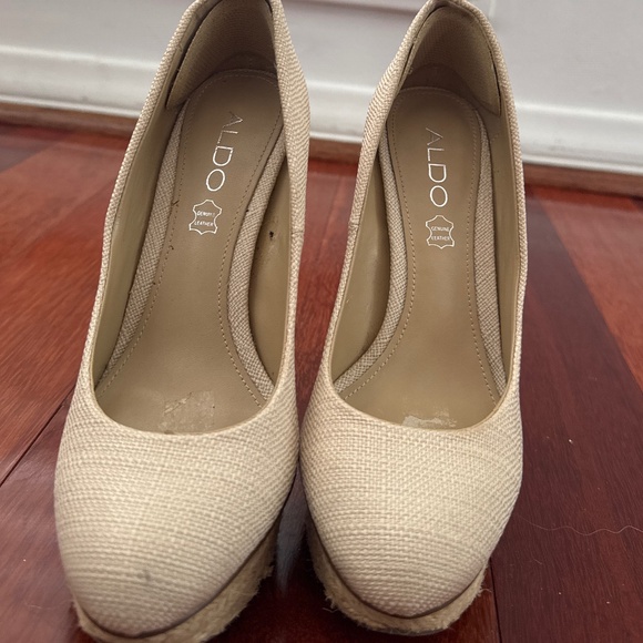 Aldo White Platform Heels – Size 6M | 6” Statement Stilettos - Picture 1 of 3